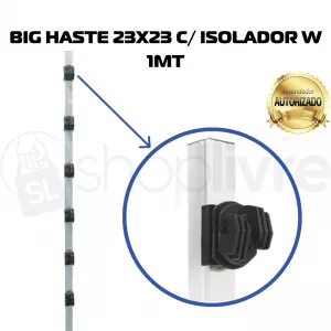 CONFISEG HASTE RETANGULAR 23X12 1 MT C/6 ISOL W C/ 90º PARA FIXACAO