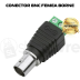 FASGOLD CONECTOR BNC FEMEA BORNE CARTELA 5PCS