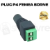 FASGOLD PLUG P4 FEMEA BORNE - 10 UNIDADES