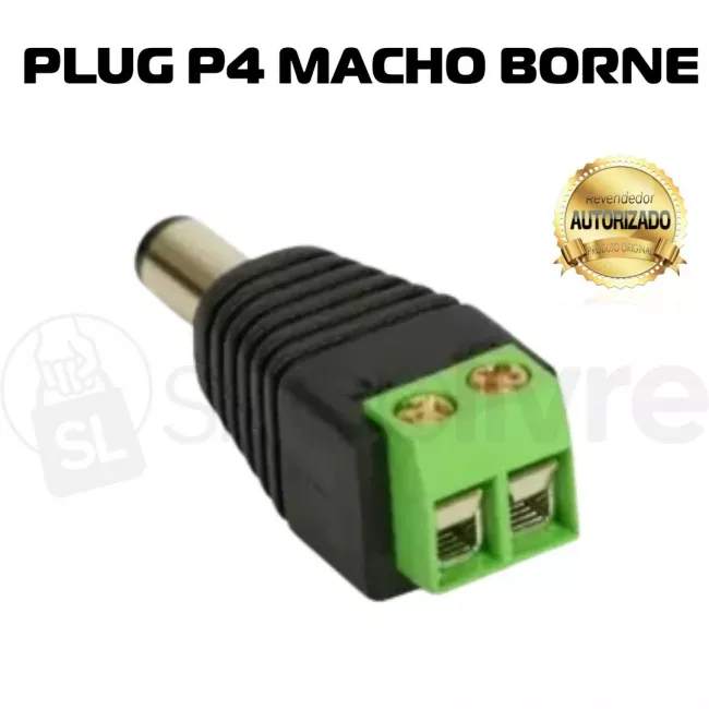 FASGOLD PLUG P4 MACHO BORNE - 10 UNIDADES