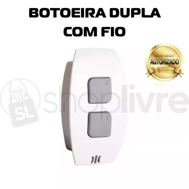 IPEC BOTOEIRA DUPLA COM FIO LINHA PRIME BRANCA