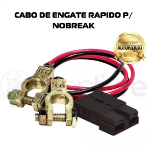 MCM CABO DE ENGATE RAPIDO P/ CONEXAO DE BATERIA EXTERNA