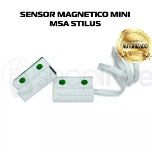 STILUS MSA MINI SENSOR MAGNÉTICO DE ABERTURA COM FIO (PAR)