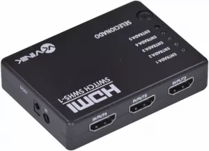 SWITCH HDMI 5 ENTRADAS 1 SAIDA E CONTROLE S/ FIO