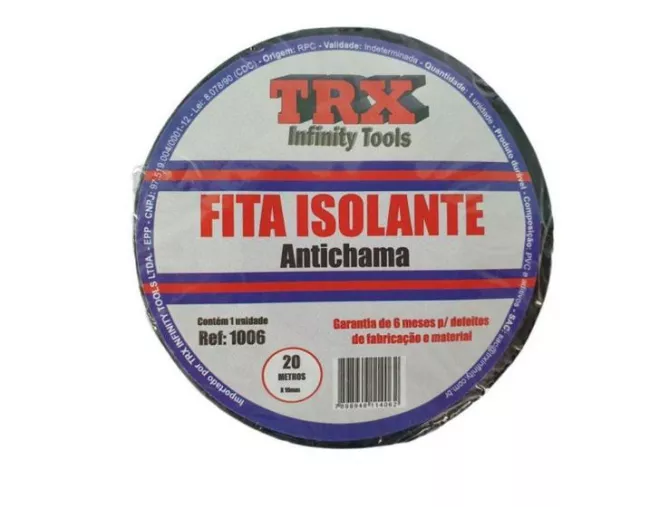 TRX FITA ISOLANTE ANTICHAMA 19MM X 10MT
